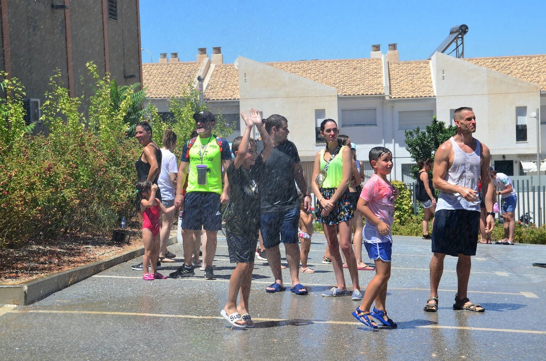 Fiesta del Agua, hoy junto al pabellón deportivo La Libertad de Huétor Vega.