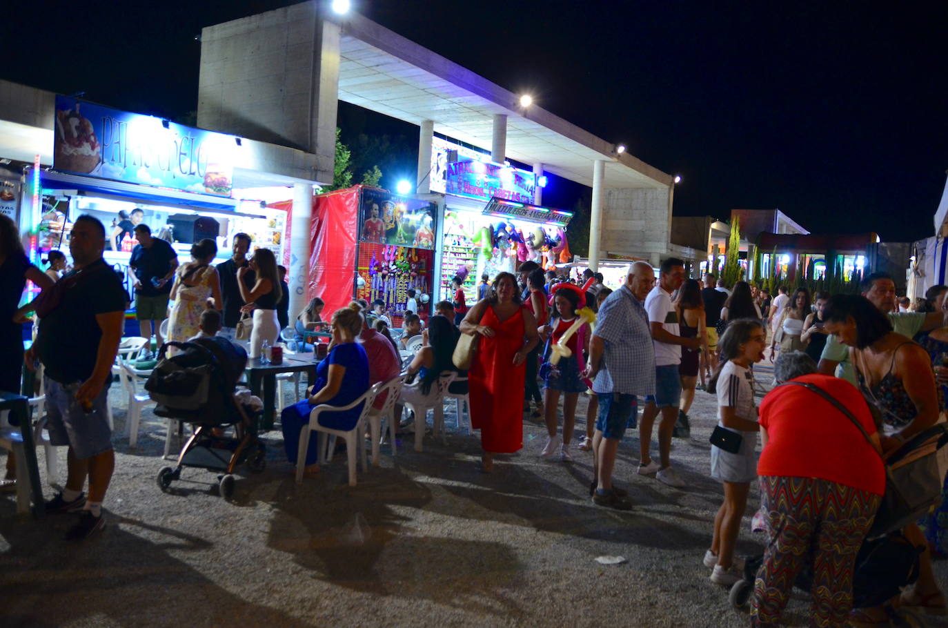 Impresionante ambiente en la feria de Huétor Vega.