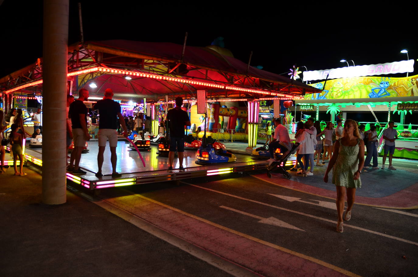 Impresionante ambiente en la feria de Huétor Vega.