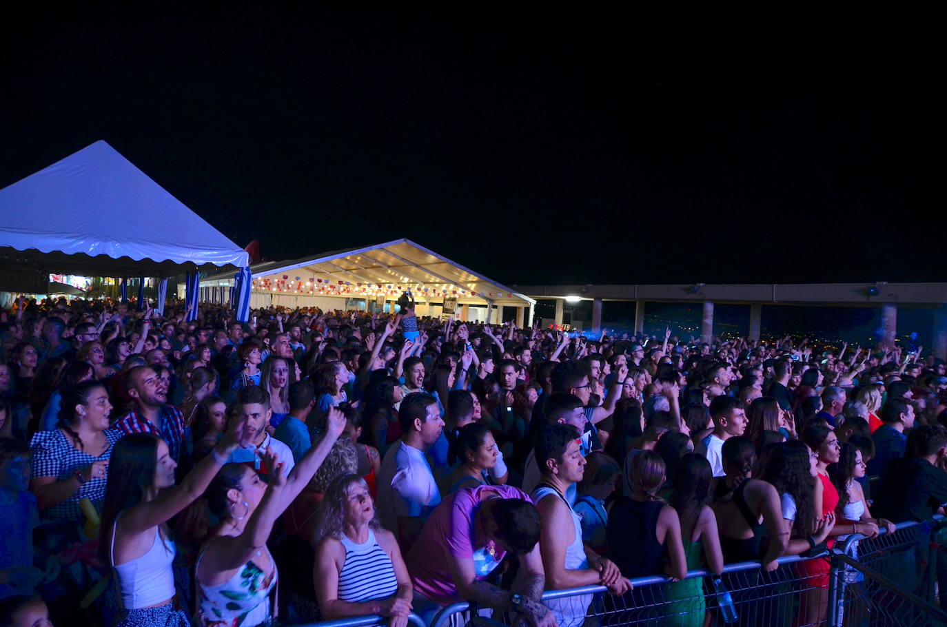 Impresionante ambiente en la feria de Huétor Vega.