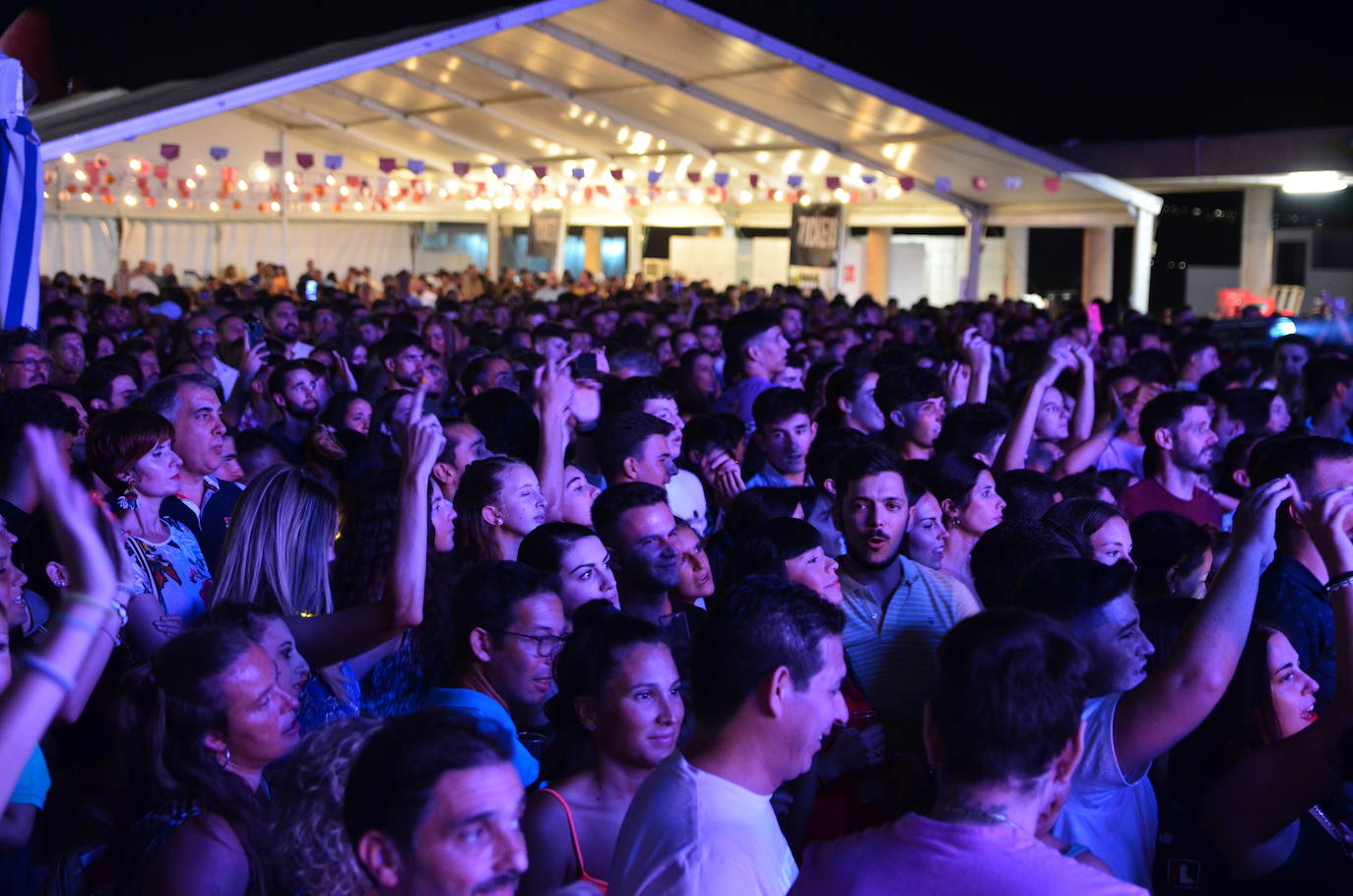 Impresionante ambiente en la feria de Huétor Vega.