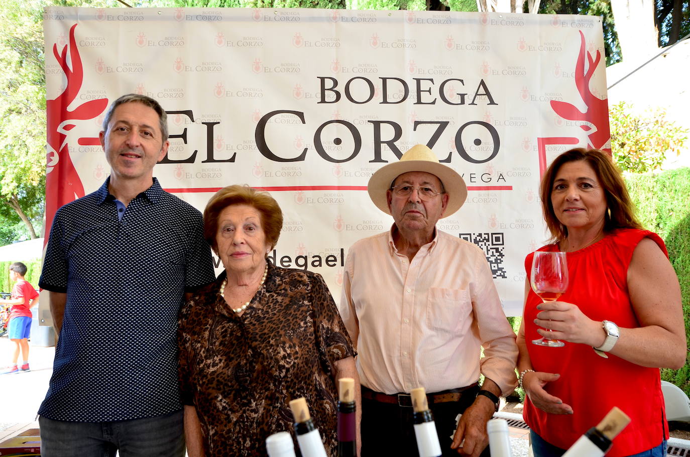 Estand de la Bodega El Corzo, cuyos orígenes se remontan a finales del siglo XIX. 