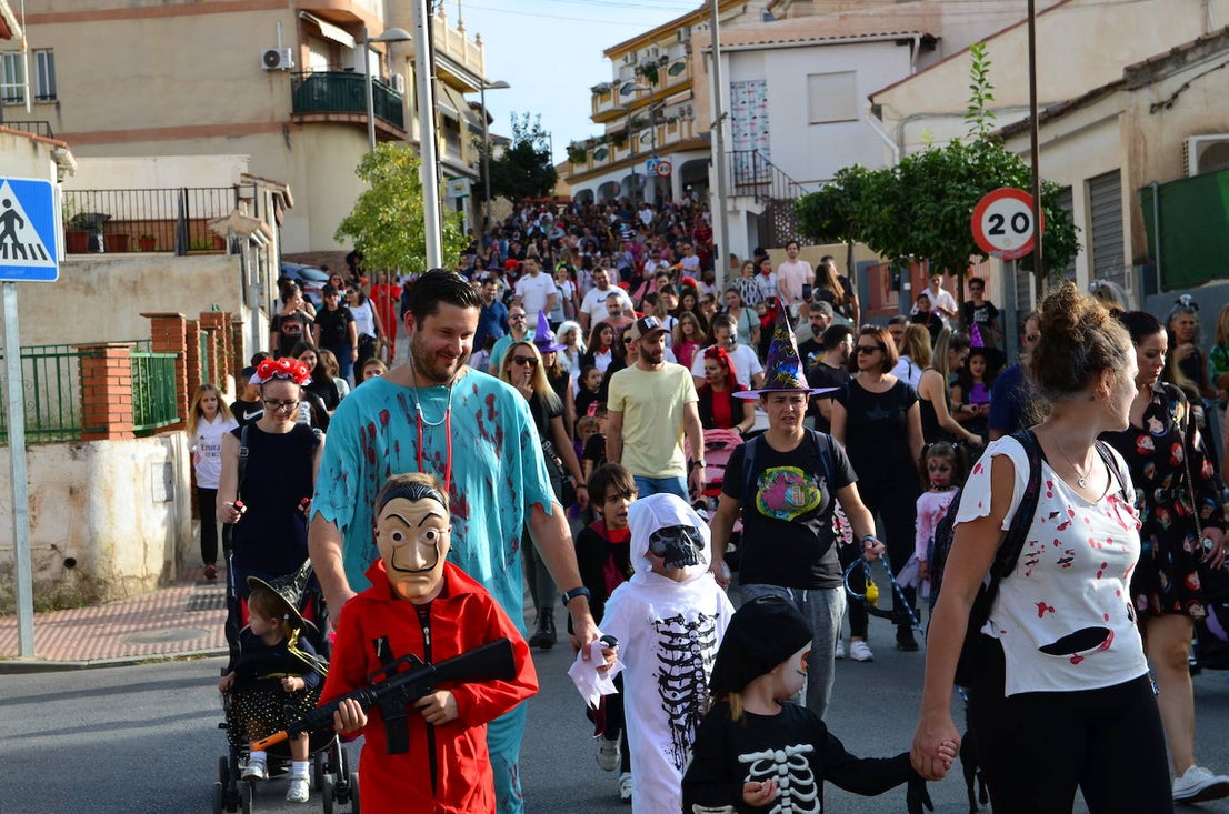 Tarde de Halloween, el terror divertido que ha campado por Huétor Vega.