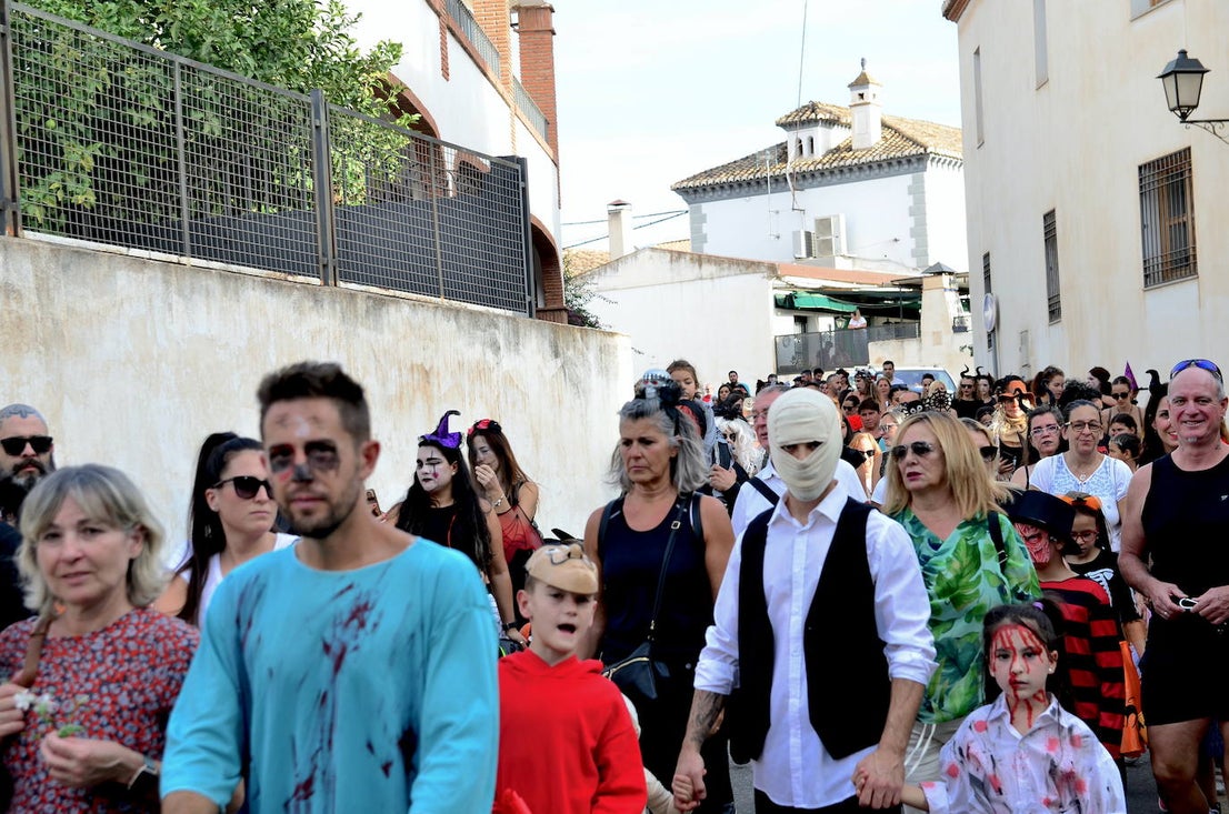 Tarde de Halloween, el terror divertido que ha campado por Huétor Vega.