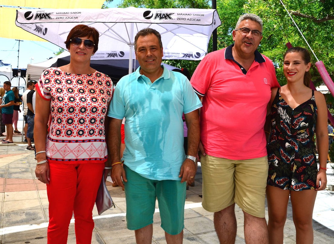 En las fiestas patronales de 2018.
