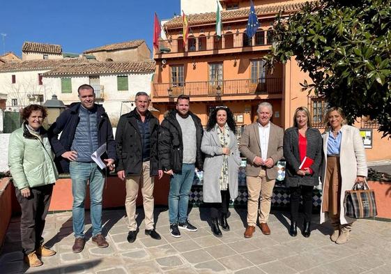 Visita del diputado de Obras Públicas y Vivienda, José María Villegas.