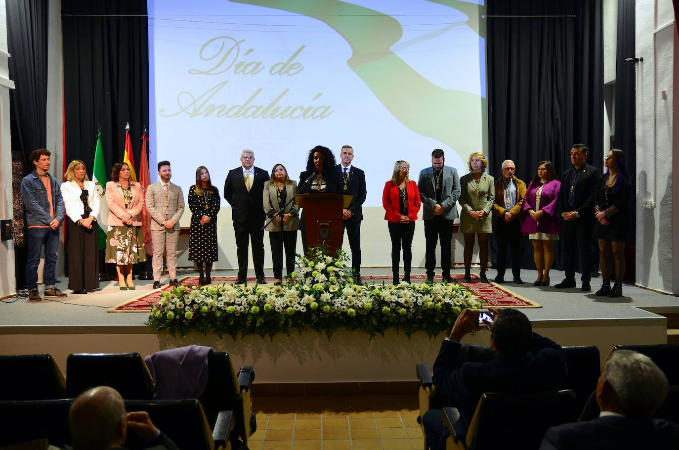 Homenajes del Día de Andalucía en Huétor Vega