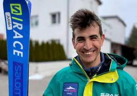 Julián Maldonado, en el Campeonato del Mundo de esquí VIRTUS.