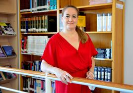Silvia Martín, la bibliotecaria de Huétor Vega.
