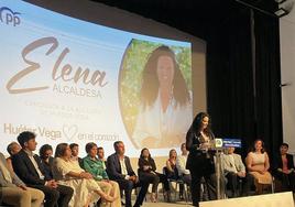 Presentación de la candidatura de Elena Duque en Huétor Vega.