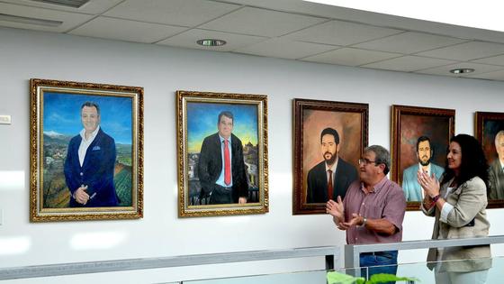 Los retratos de Mariano Molina y Plácido Hurtado: «Ejemplos de servicio público a Huétor Vega»