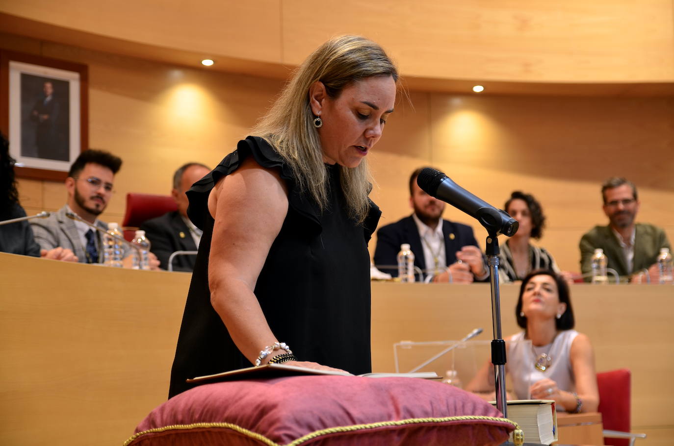 El pleno de investidura de Huétor Vega, desde dentro