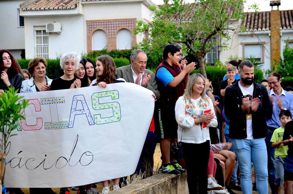 Homenaje sorpresa a Plácido Hurtado en Huétor Vega