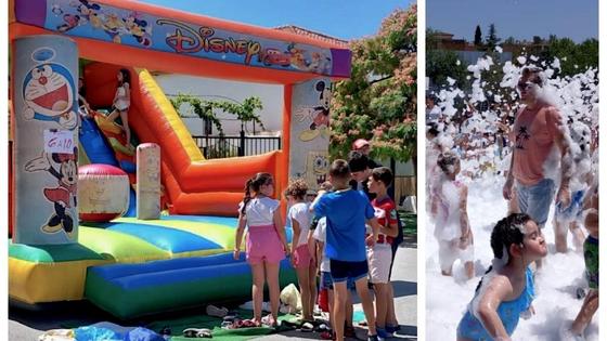 El CEIP Mariana Pineda despide el curso con talleres y fiesta de la espuma