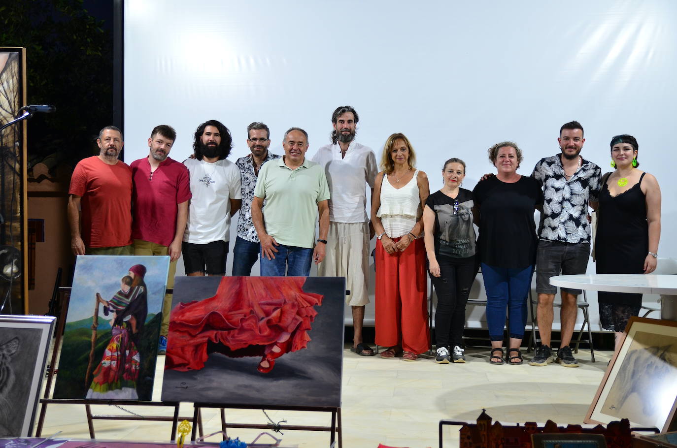 Encuentro de artesanos y artistas en Huétor Vega