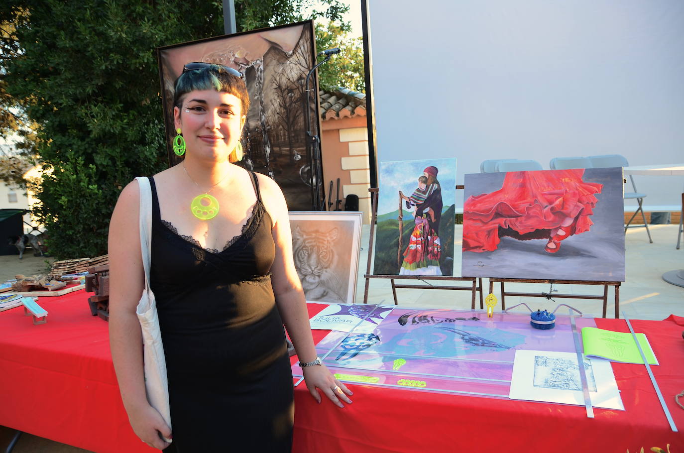 Encuentro de artesanos y artistas en Huétor Vega