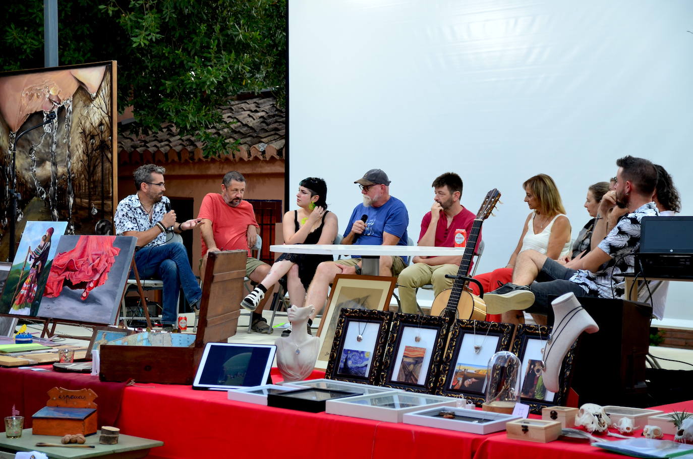 Encuentro de artesanos y artistas en Huétor Vega