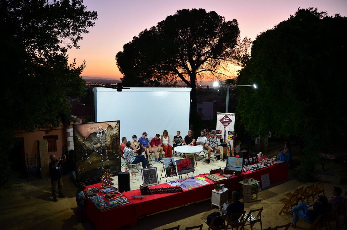 Encuentro de artesanos y artistas en Huétor Vega