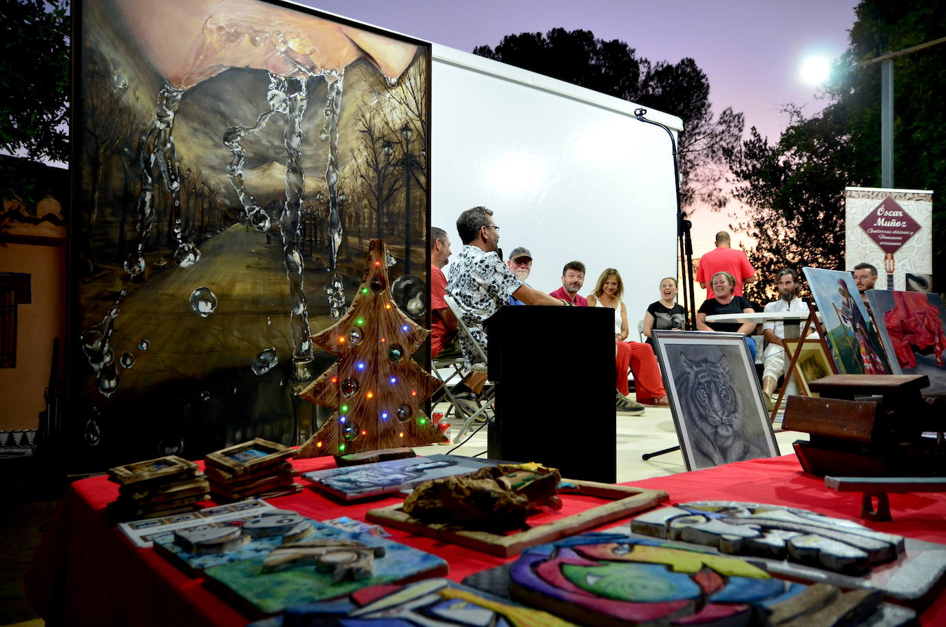 Encuentro de artesanos y artistas en Huétor Vega