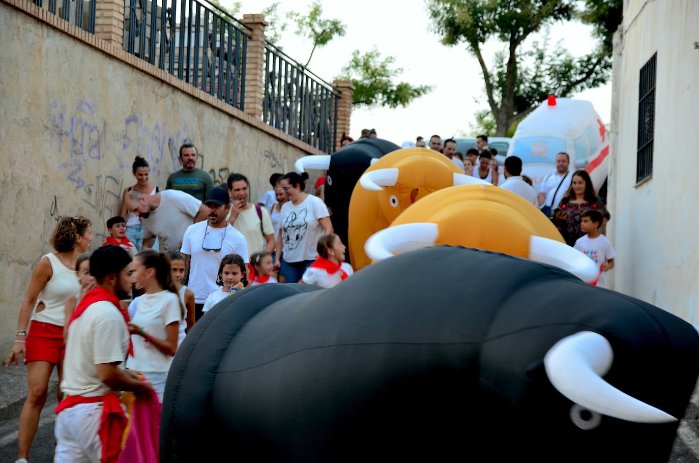 El particular encierro de 'toros' de Huétor Vega