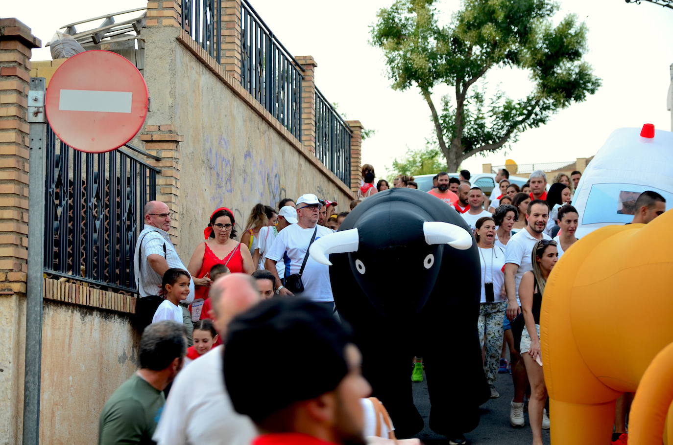 El particular encierro de 'toros' de Huétor Vega