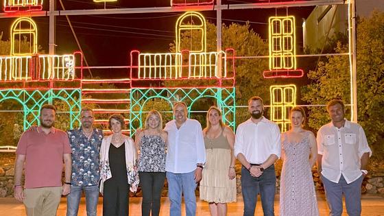 El Ferial ilumina ya las fiestas de Huétor Vega