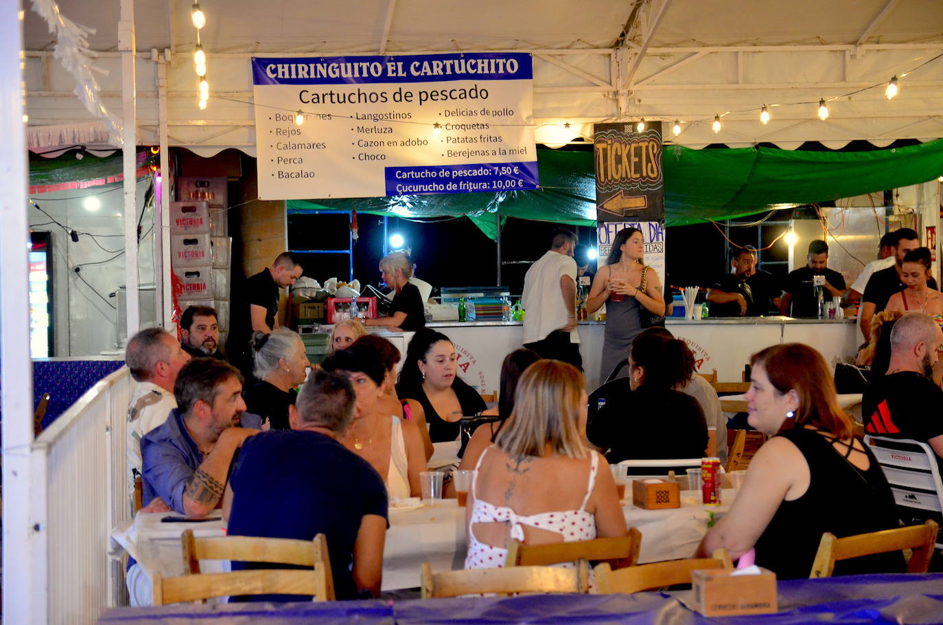 Gran ambiente en el Ferial de Huétor Vega