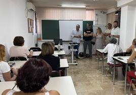 Visita del equipo de gobierno en la primera sesión del curso.