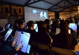 'Encuentro de bandas de música', interpretando bandas sonoras de cine, en 2019.