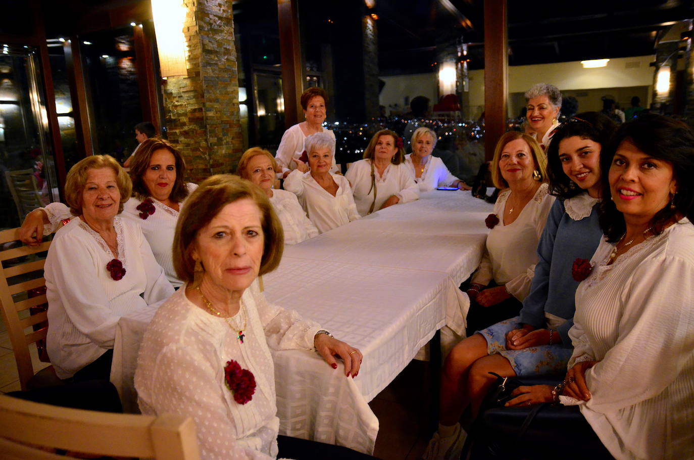 La cena con baile flamenco de San Miguel en Huétor Vega