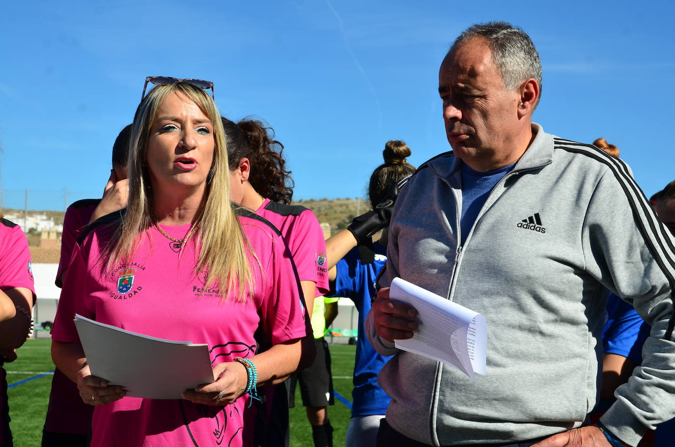 Fútbol femenino contra la violencia de género
