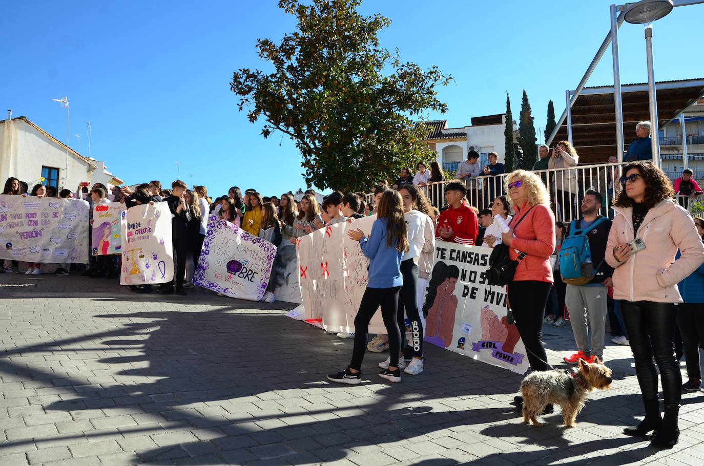 La juventud toma la voz en Huétor Vega por el 25N