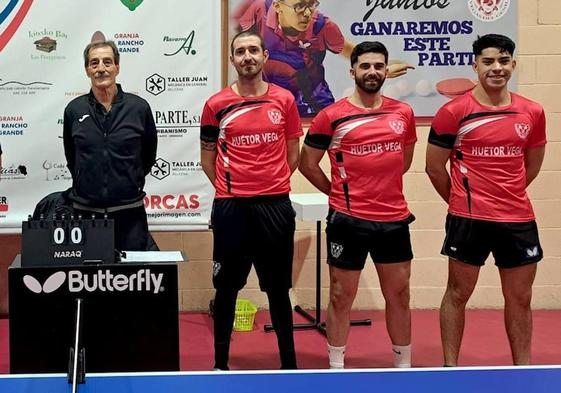 El Huétor Vega, antes de enfrentarse al Vegas del Genil.