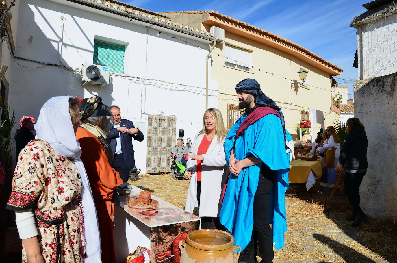 El belén viviente abre los brazos en Huétor Vega
