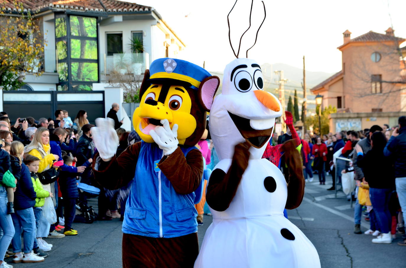 Personajes en la Cabalgata de Huétor Vega.
