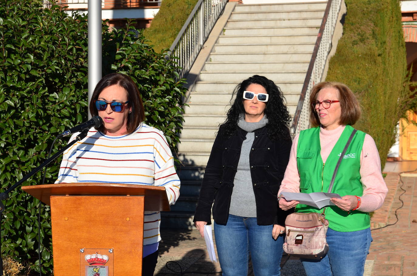 Elisa González Pedraza, concejala de Salud, pronuncia unas palabras.