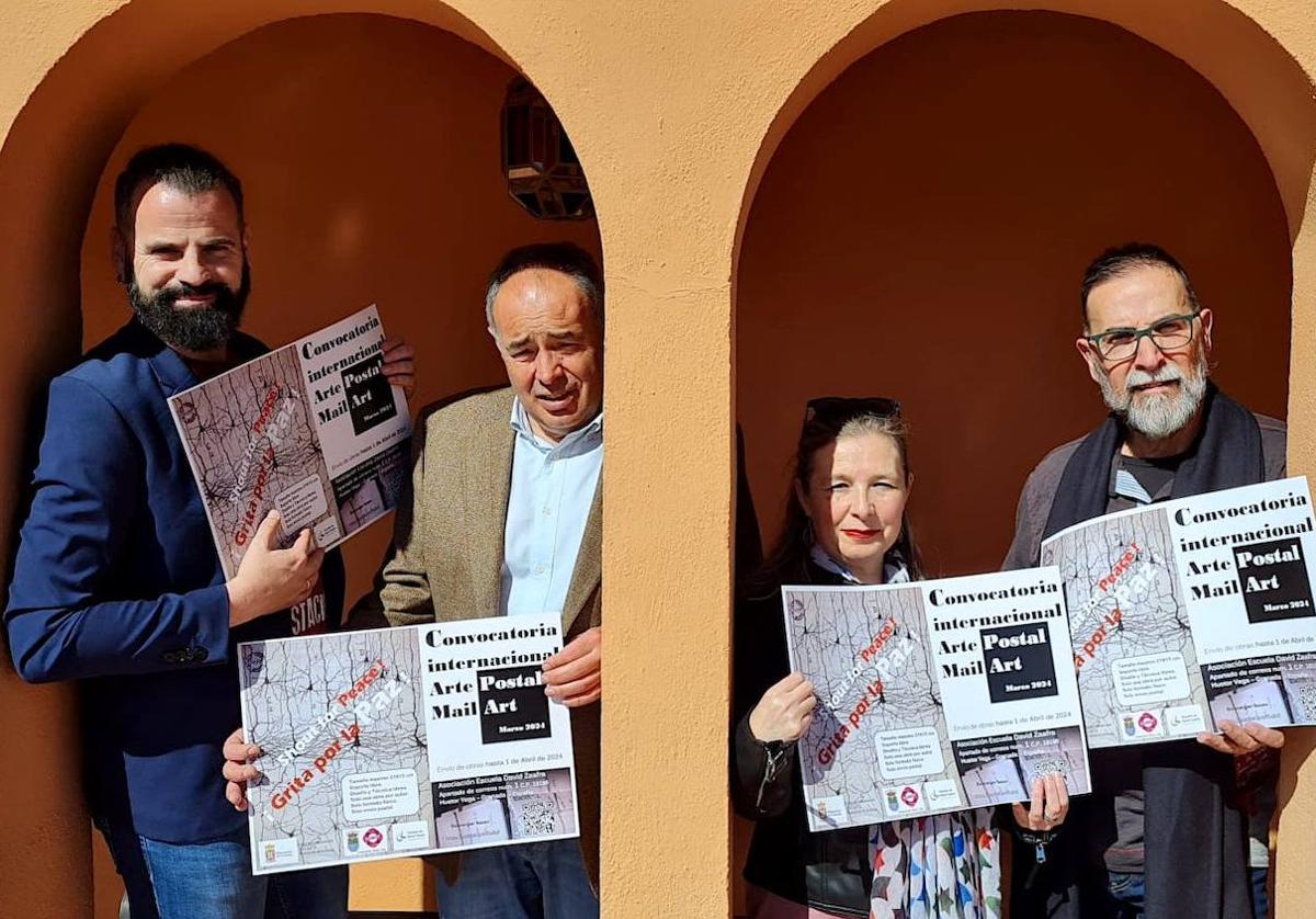 Huétor Vega, epicentro de la Convocatoria Internacional de Arte Postal '¡Grita por la Paz!'