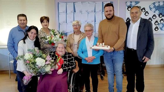 Marina, la hueteña que cumple 101 años