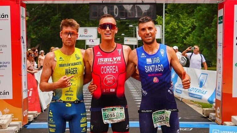 El hueteño Sergio Correa gana el Campeonato de España de Duatlón Cros 2024