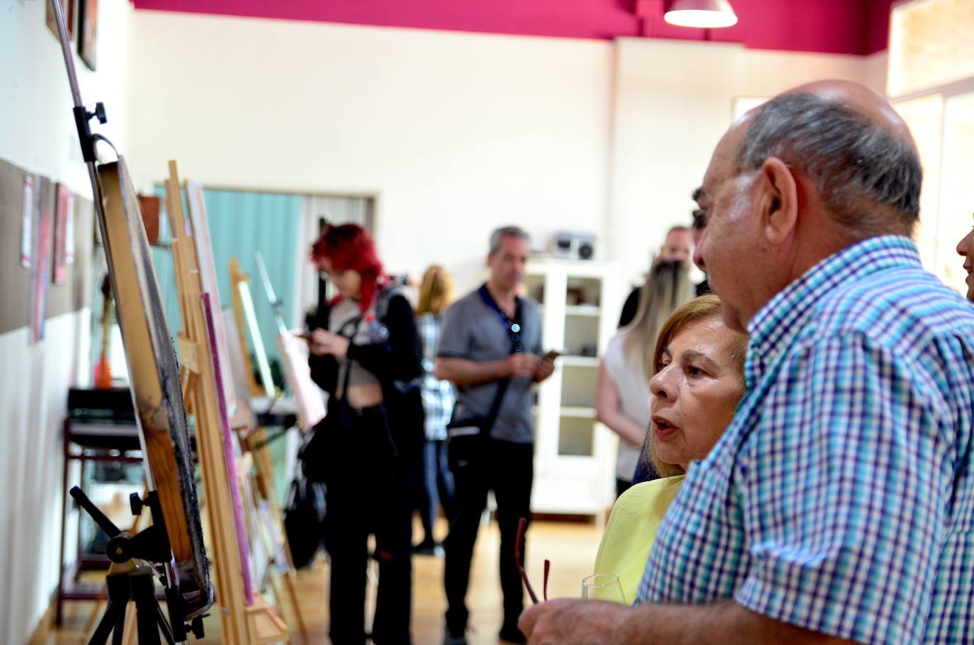 Así ha sido la quinta edición del concurso de pintura rápida abstracta de Huétor Vega