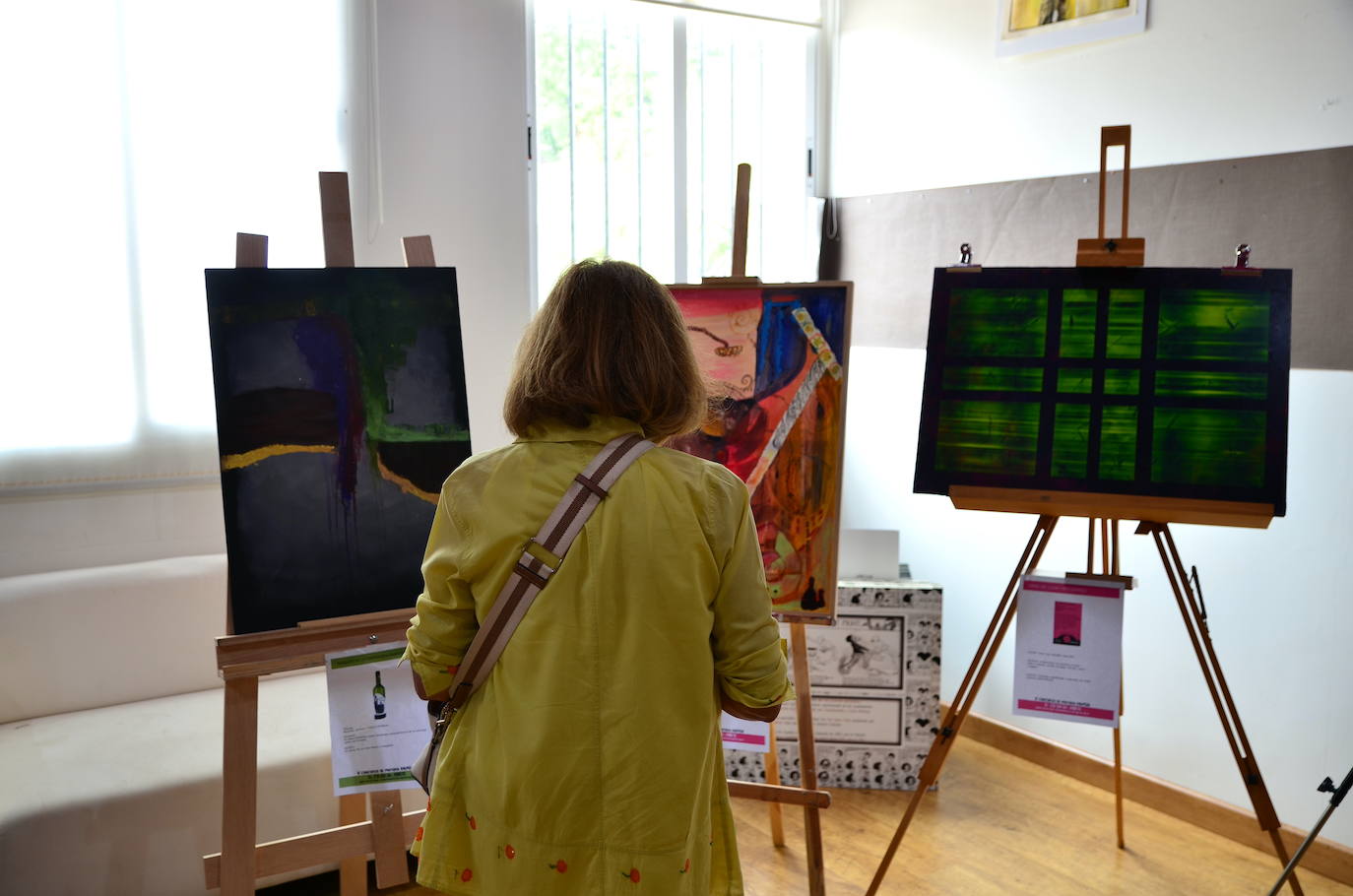 Así ha sido la quinta edición del concurso de pintura rápida abstracta de Huétor Vega