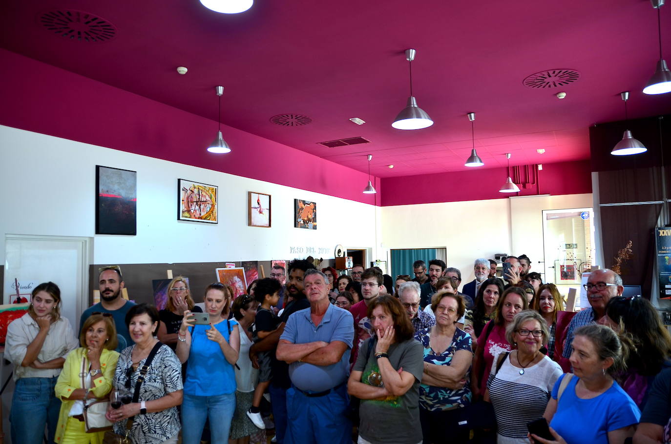 Así ha sido la quinta edición del concurso de pintura rápida abstracta de Huétor Vega