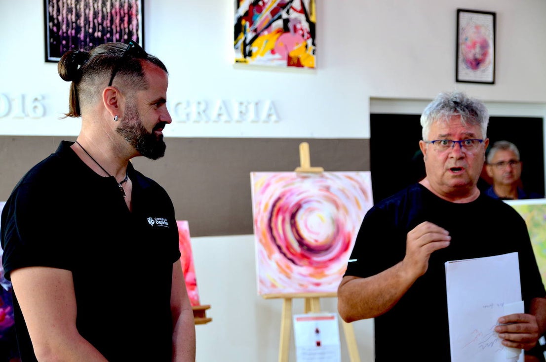 Así ha sido la quinta edición del concurso de pintura rápida abstracta de Huétor Vega