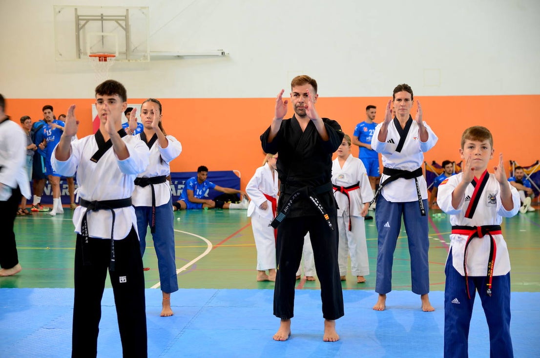 Exhibición de taekwondo en Huétor