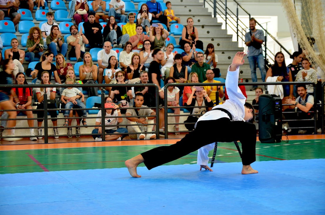 Exhibición de taekwondo en Huétor