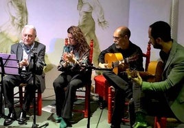 Curro Andrés, Lucía Leyva, Tente Márquez y Juanma Girela.