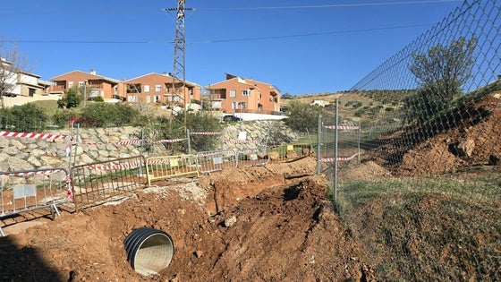 Comienza el soterramiento de la línea de alta tensión Fargue-Otura a su paso por Huétor Vega