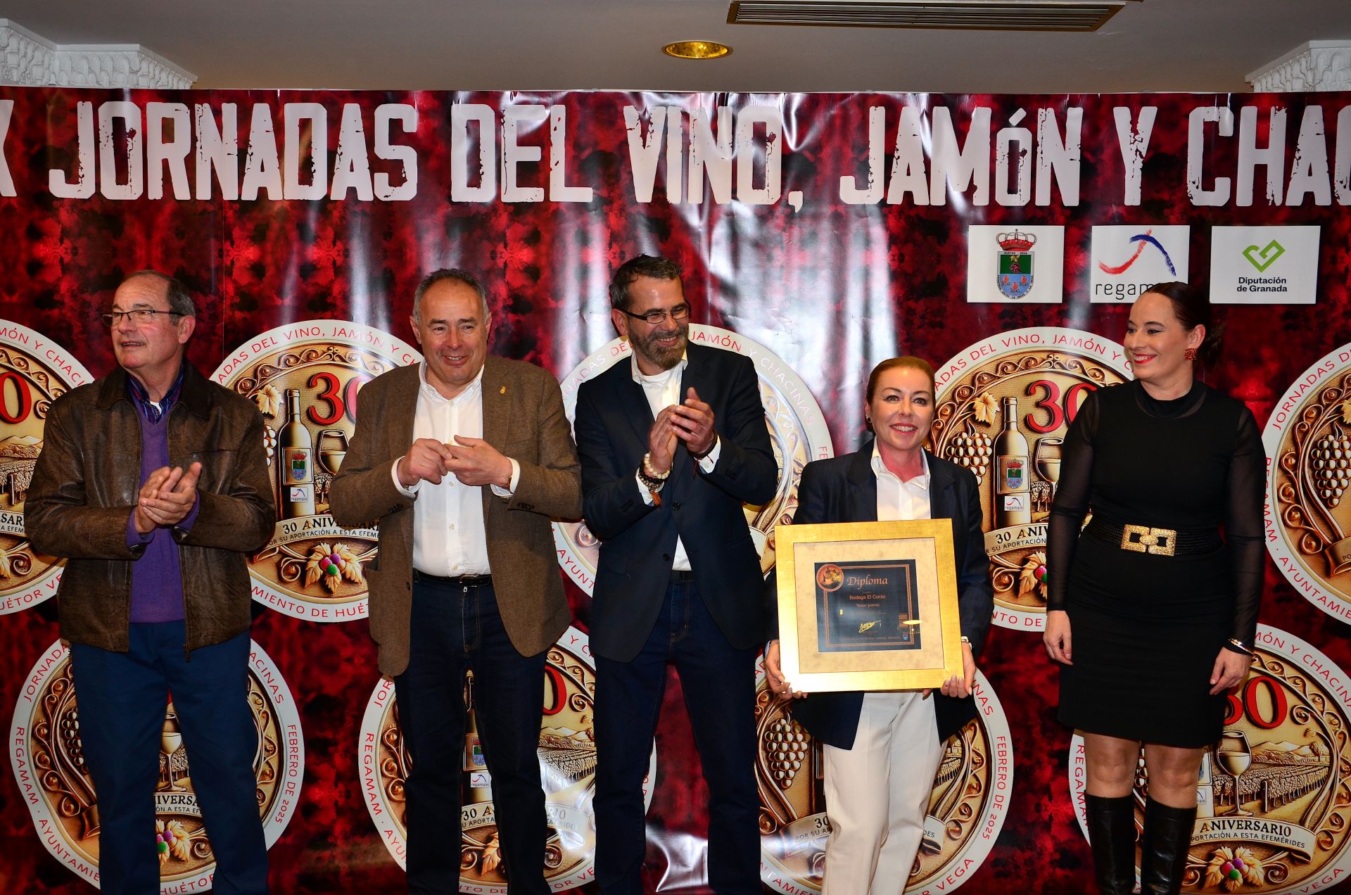 Entrega de premios de los concursos de vinos de Huétor Vega y Granada