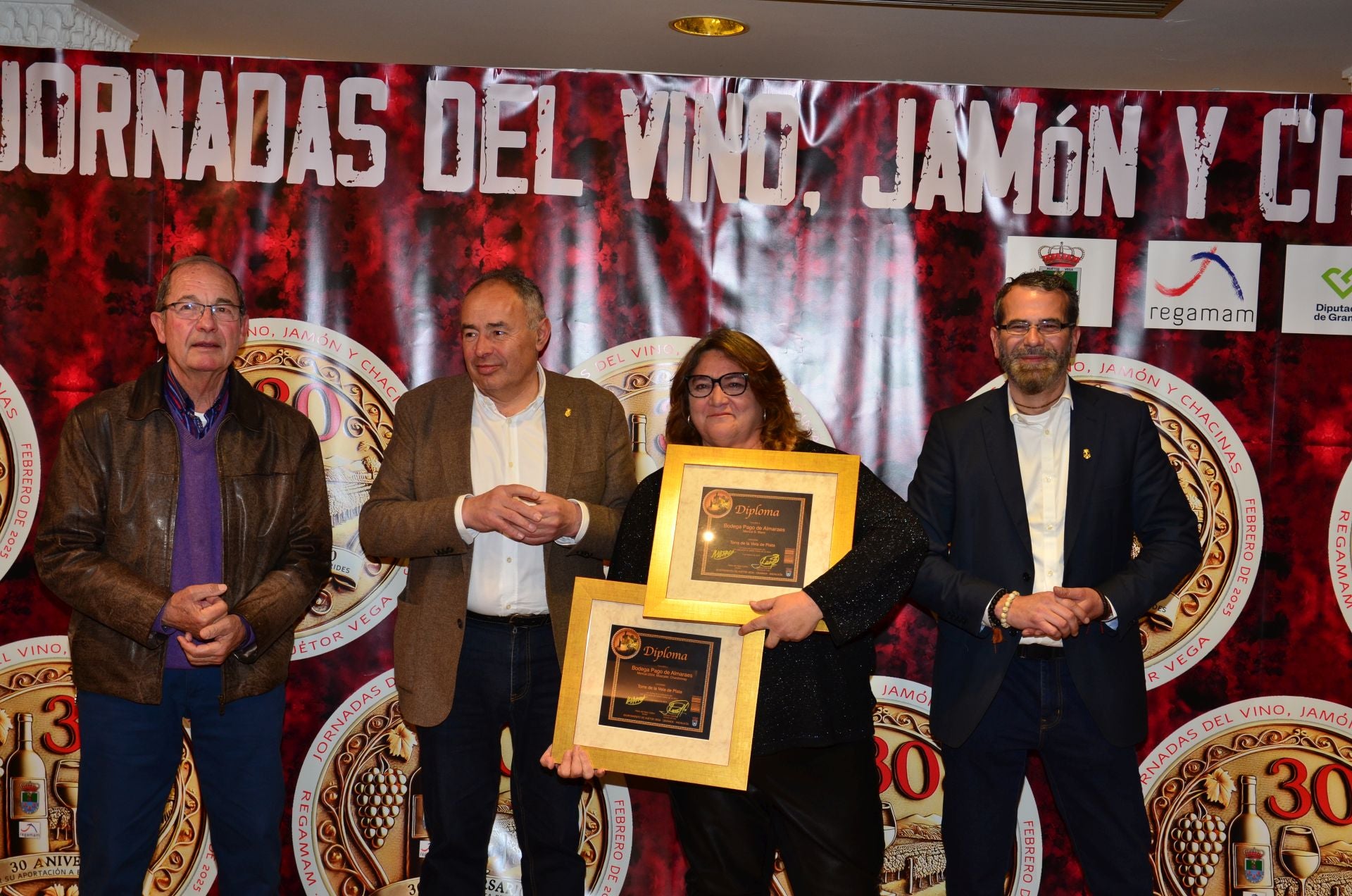 Entrega de premios de los concursos de vinos de Huétor Vega y Granada