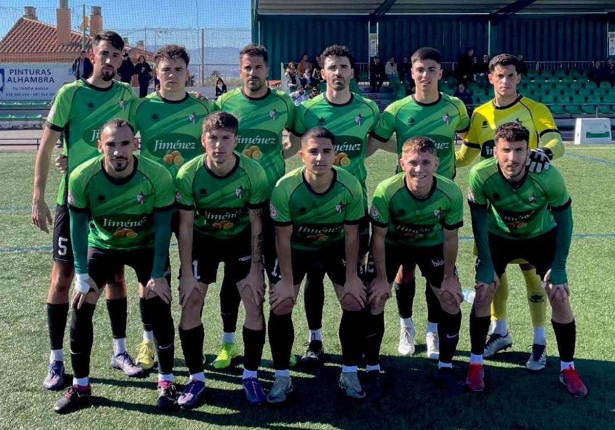 Once inicial del Huétor Vega.